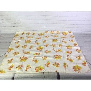 VTG Babycare Baby Care Receiving Blanket Fox Puppy Dog Hat White Yellow Orange